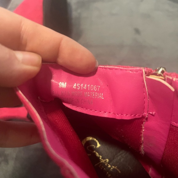 CATO Pink Heeled Booties - Picture 6 of 7